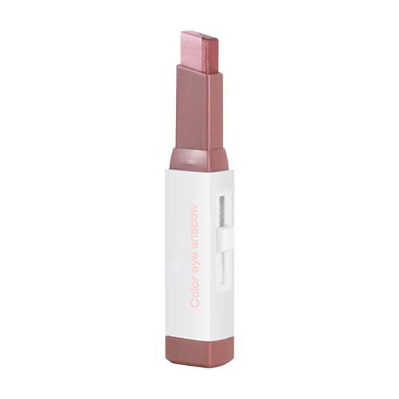 Pearlescent Eyeshadow Stick Dual Tone, Creamy Waterproof Long Lasting Eye Makeup, Smooth Application Eyeshadow Pencil, Portable Stick for Versatile Day and Night Looks