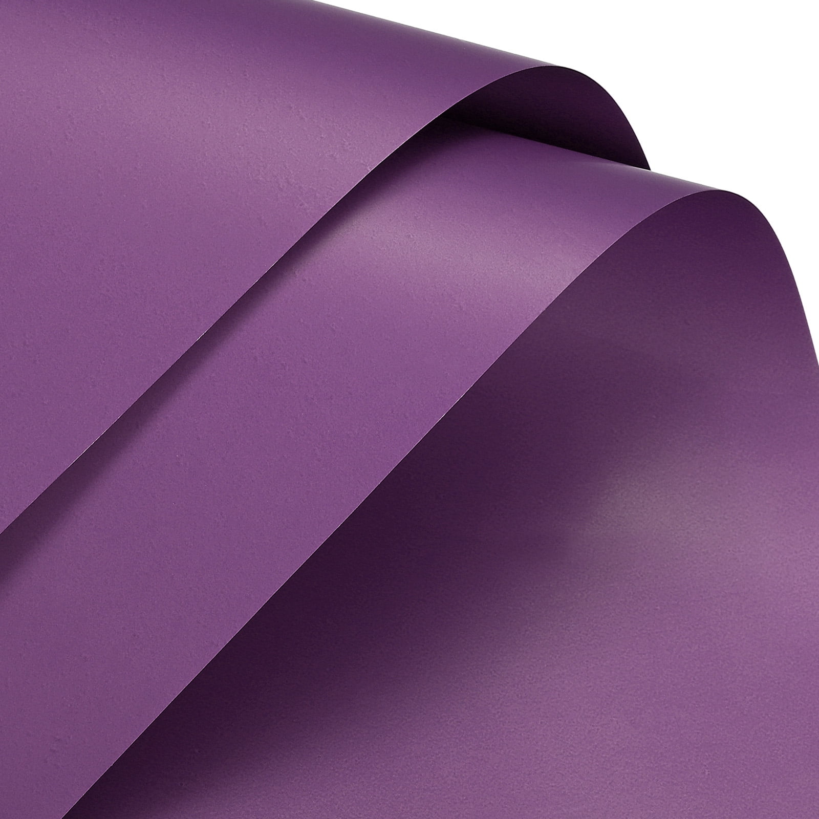 Pearlescent Film Flower Wrapping Paper 22.8x22.8 Inch Waterproof Dark Purple 20 Pcs