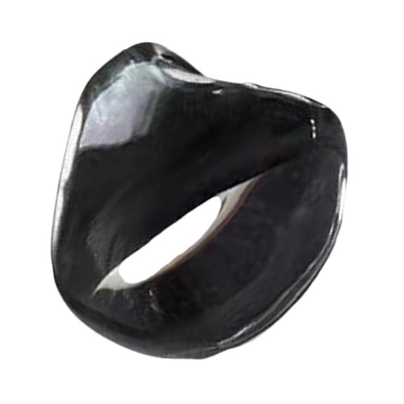 Pearlescent Inner Glaze Resin Rings Lightweight Comfort Fit Multiple Color Options For Daily Wear And Special Occasions
