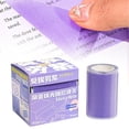 thumbnail image 1 of Pearlescent Pull-out PET Transparent Sticky Notes, 5 Gradient Color No Residue Full Adhesive Memo 126 Sheets for Book Journal Laptop Student Office Annotation,2.83"×2.01",1PC,Purple, 1 of 8