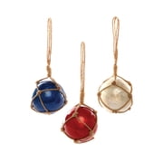 Pearlized Fishing Float Ornament A/3