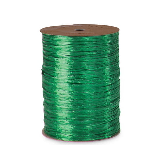 Pearlized Kelly Green gift packaging Raffia Ribbon