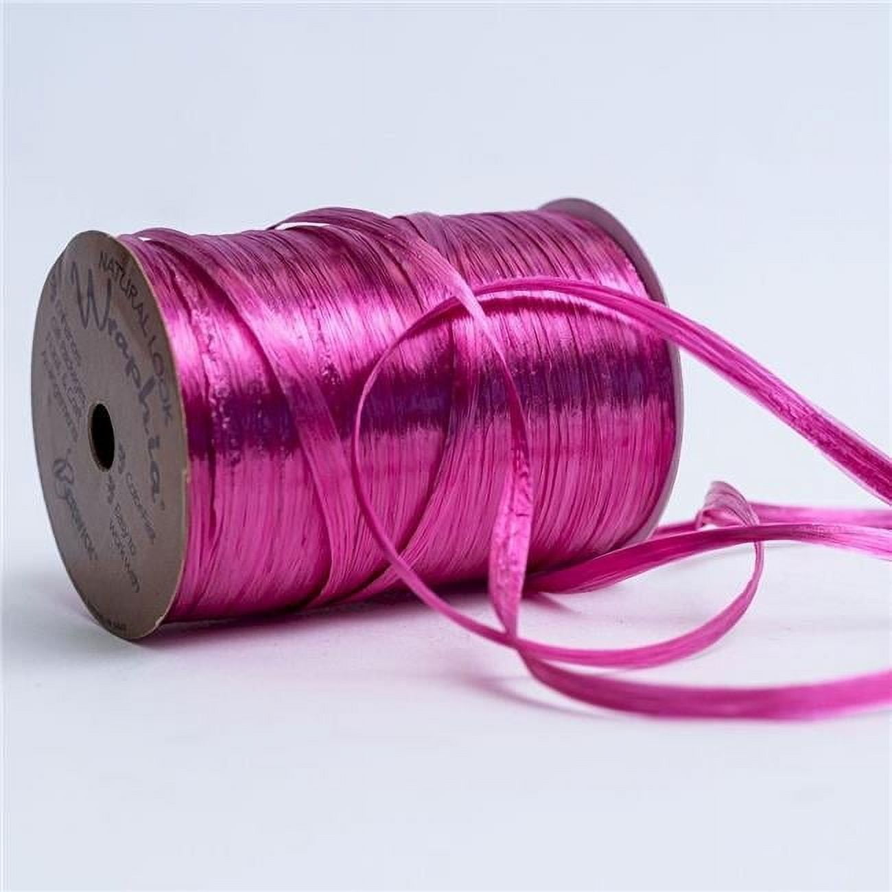 Pearlized Pink Beauty Wraphia Ribbon - Walmart.com