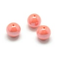 thumbnail image 1 of Pearlized Style Acrylic Beads Round Coral 12mm Hole: 2mm about 530pcs/500g, 1 of 1