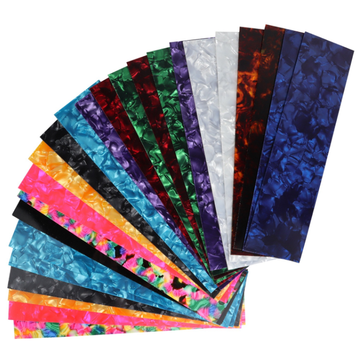 Pearloid Custom Guitar Pick Sheets, Multi Thickness Refill Strips Compatible with All DIY Guitar Pick Punch Makers - 0.90mm Heavy