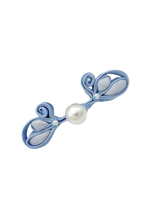 Pearls Bead Buckle Button Sewing Button Buckle Fasteners for Traditional Chinese Cheongsam Scarf Cardigan Sweater Decors
