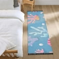 thumbnail image 1 of Pearls Corals Shells Cute Bedside Runner Rug 2'x 6' Non Slip Carpet Floor Mat Area Rug, 1 of 8