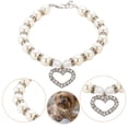 thumbnail image 1 of Pearls Dog Collar Adjustable Pet Chain for Small Medium Large Dogs and Cats Elegant Durable Comfortable Training Accessory, 1 of 4