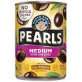thumbnail image 1 of Pearls Medium Pitted Black Ripe Olives 6 oz Can. No Artificial Colors. Major Allergens Not Contained., 1 of 18