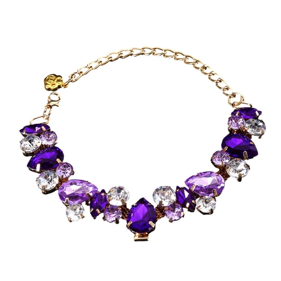 Pearls Pet Necklace with Rhinestones Charm Comfortable For Small Dog And Cats for Birthday Wedding