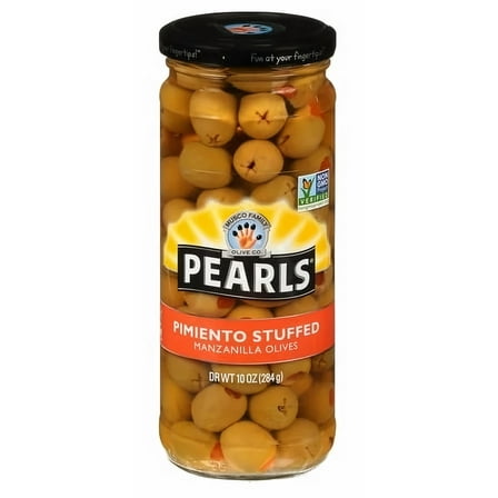 PearlsÂ® Pimiento Stuffed Manzanilla Olives 10 oz (Pack of 5)