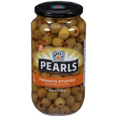 Pearls Pimiento Stuffed Manzanilla Olives (Pack of 16)