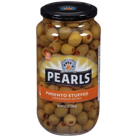 Pearls Pimiento Stuffed Manzanilla Olives (Pack of 2)