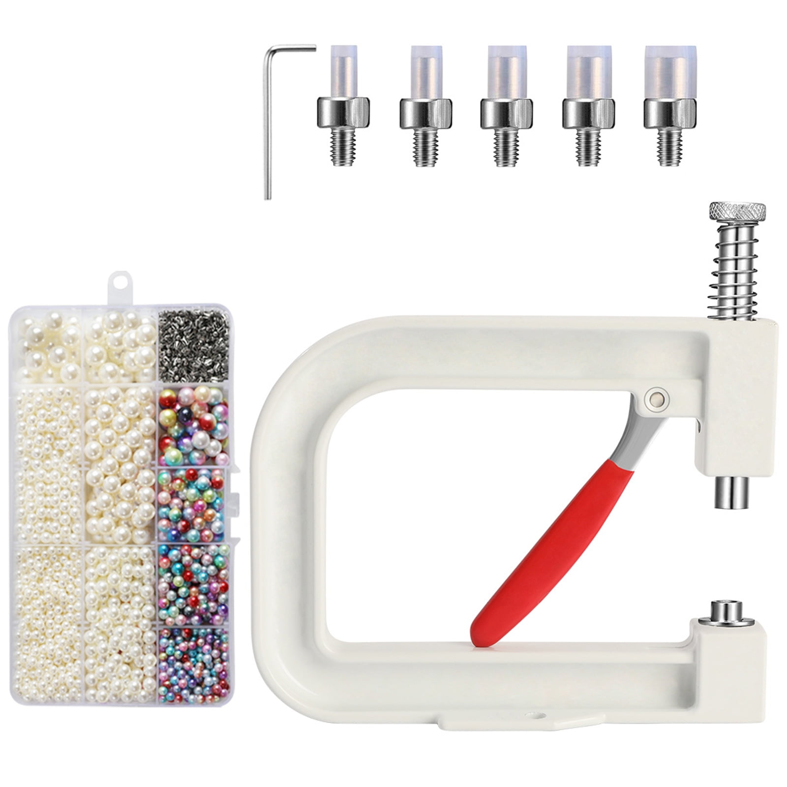Pearls Setting Machine Rivets Fixing Machine Bead Setting Machines For Hat Shoes Clothes Bags Skirts Crafting