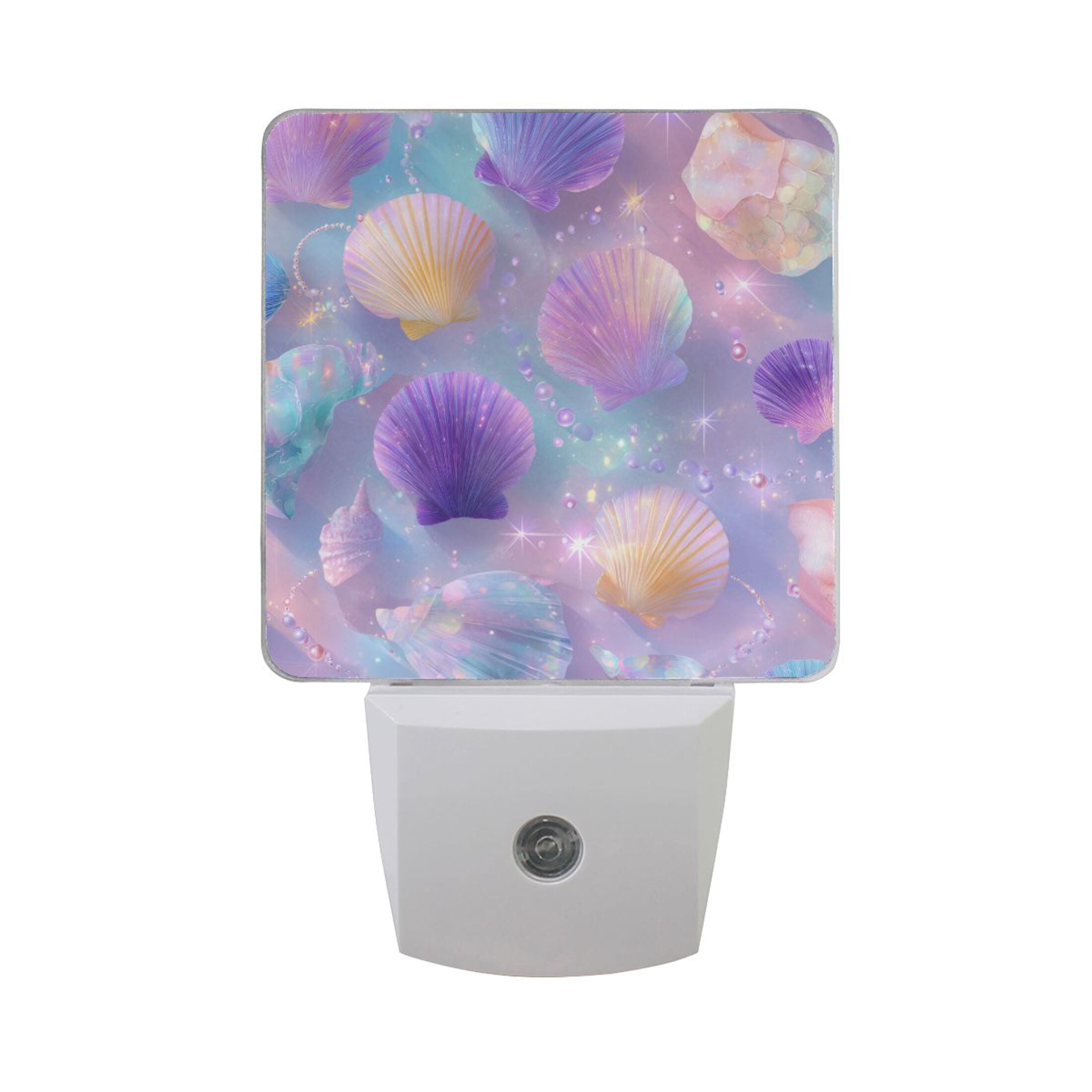 Pearls Shells Gems LED Night Light Sensor Lamp Plug-in Adjustable ...