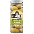 thumbnail image 1 of Pearls Specialties Garlic Stuffed Olives 7 oz. Jar. Major Allergens Not Contained., 1 of 9