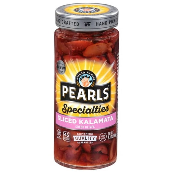 Pearls Specialties Greek Olives Spiced Kalamata (Pack of 14)