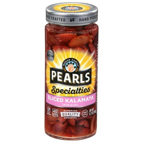 Pearls Specialties Greek Olives Spiced Kalamata (Pack of 14)