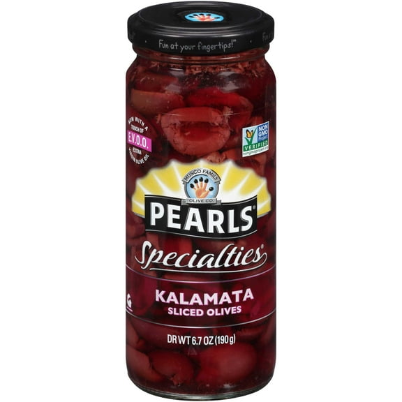 Pearls Specialties Greek Olives Spiced Kalamata