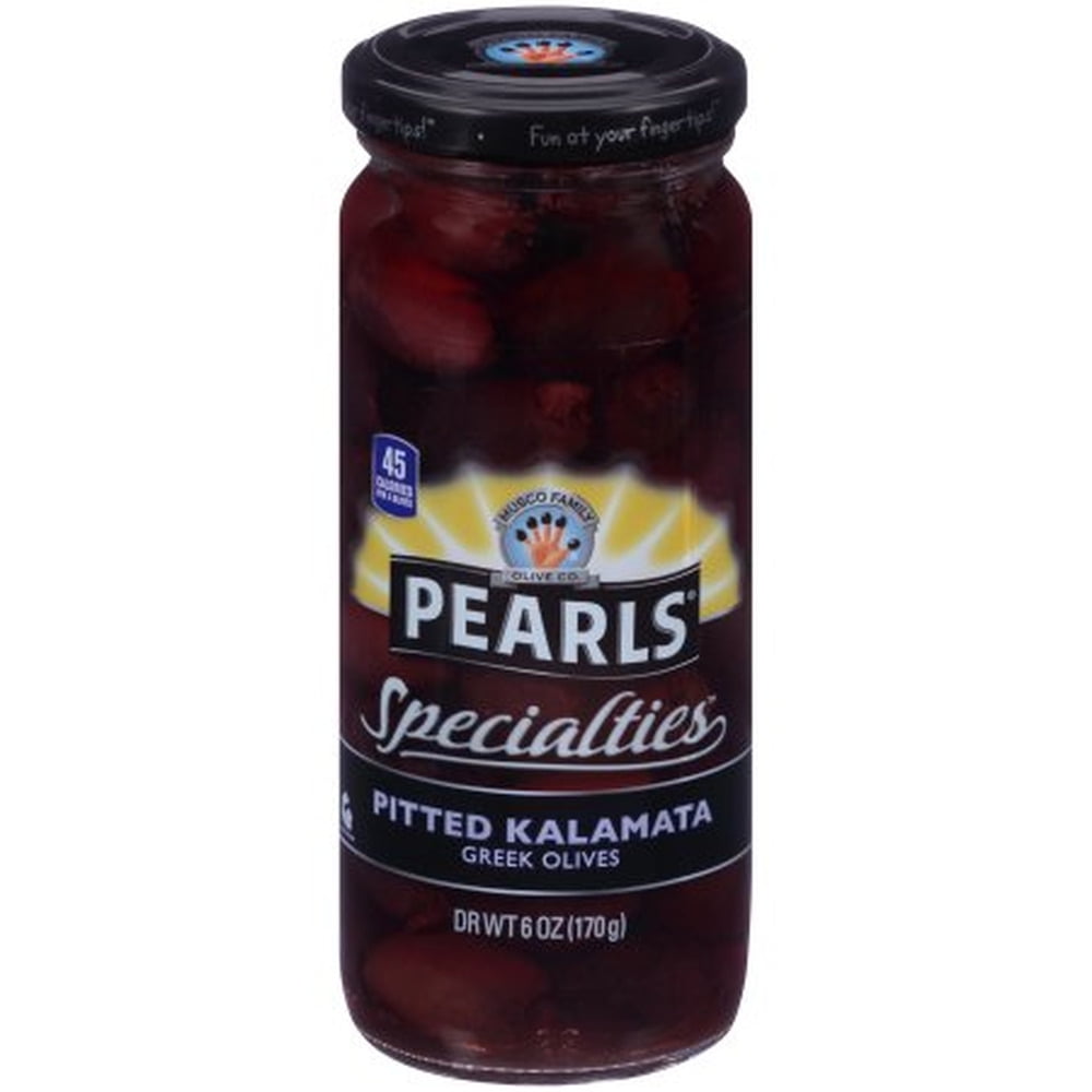 Pearls Specialties Pitted Kalamata Greek Olives (Pack of 24)