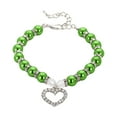 thumbnail image 1 of Pearls And Diamonds Dog Collar Pet Dog Chain Cat Collar Adjustable Dog Collar Diamond Flash Dog Collar Cat Collars for Girl Cats Pack Cat Bow Ties Collars Cat Bib Collar Collar for Cat Leather Dog, 1 of 4