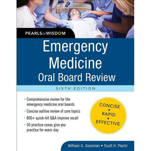 Emergency Medicine Oral Board Review: Pearls of Wisdom, Sixth Edition, (Paperback)