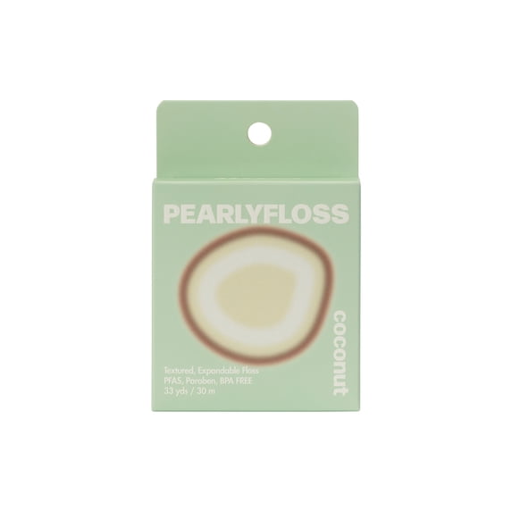 PearlyFloss Coconut Dental Floss, 33 Yards