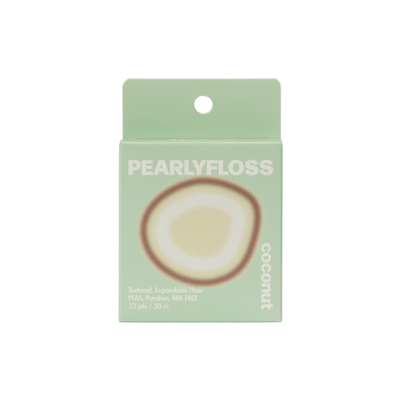 PearlyFloss Coconut Dental Floss, 33 Yards