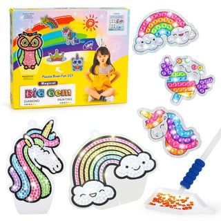 Clock DIY Kits for Girls & Boys Paint Your Own Unicorn With  Diamonds-creative Unicorn Crafts for Kids and Adults-gifts for Girls and  Boys 