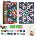 thumbnail image 1 of Pearoft Craft Kits for Kids Age 6-8-9-10, Girls Birthday Presents for 5 7 11 12 Year Old Diamond Art Painting Kit Arts and Crafts for Kids Toys for 5-10 Year Old Girl Gifts Diary (2 pcs), 1 of 6