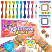 Pearoft Friendship Bracelet Kit for Girl Gift, Birthday Gifts for Girls Age 3-12 Kids Bracelets Bead Kit Craft Toy Gift for 3 4 5 6 7 8 9 10 11 12 Year Olds Girl Kid DIY Jewellery Making Kit for Teen