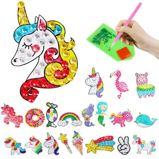 TOY Life Diamond Painting Kits for Kids, Diamond Art for Kids, 26pcs Diamond  Painting Stickers, Gem Sticker, Gem Art and Craft Kits for Kids, Diamond  Dots Girls 6-8-12,Unicorn Diamond Painting for Kid 