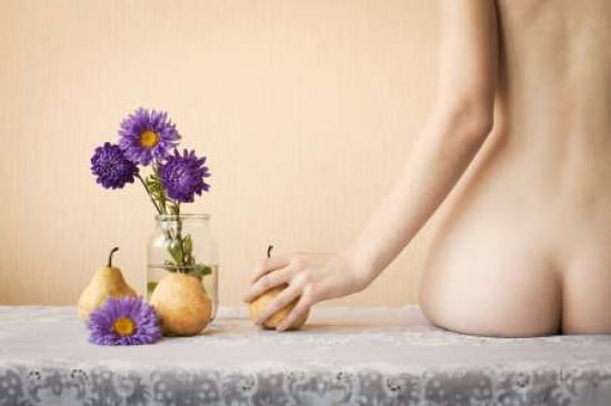 Pears Canvas Art - Evgeniy Kolotuschenko (12 x 18)