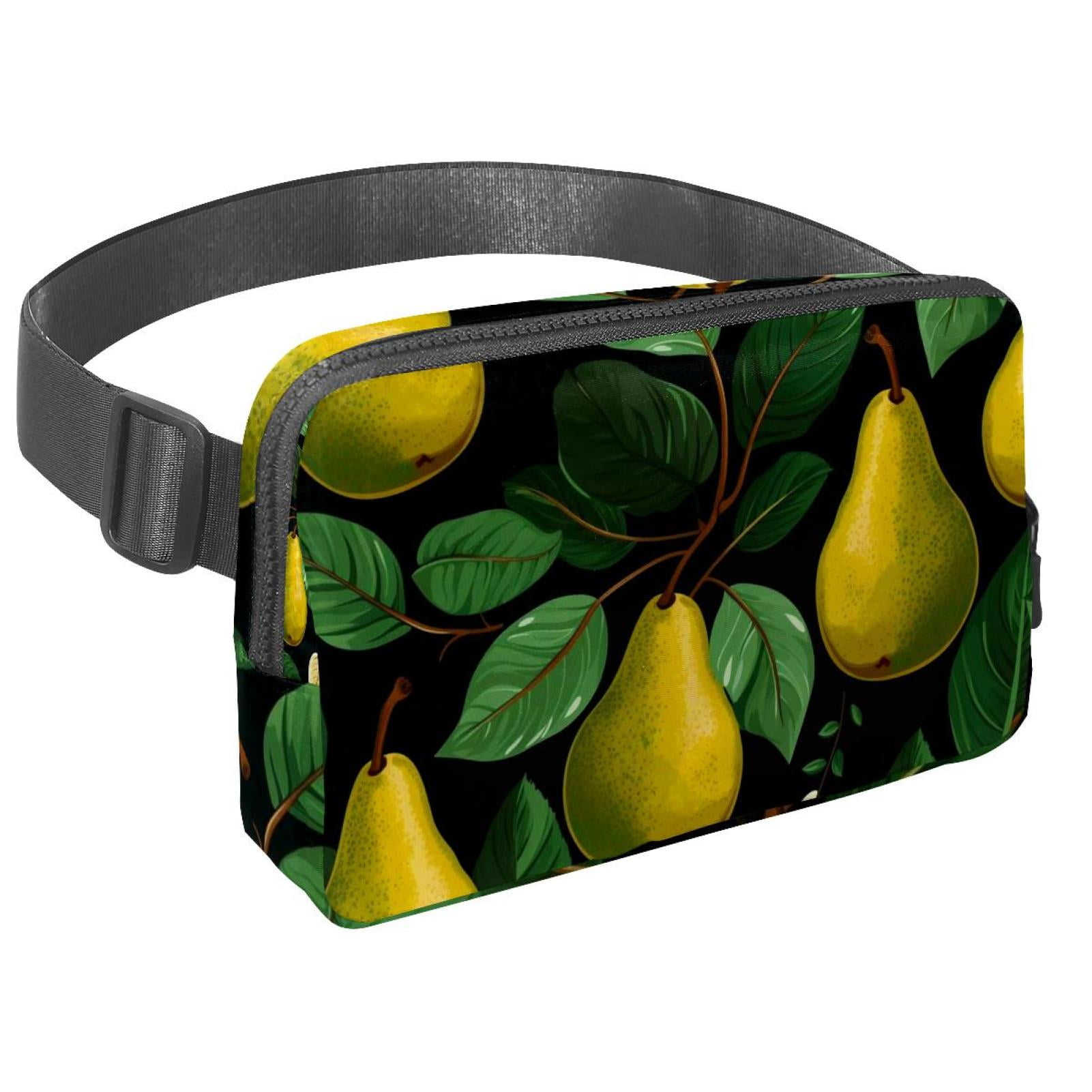 Pears Lightweight Crossbody Bag Fanny Pack Waist Bag Adjustable Extension Strap Unisex Bag