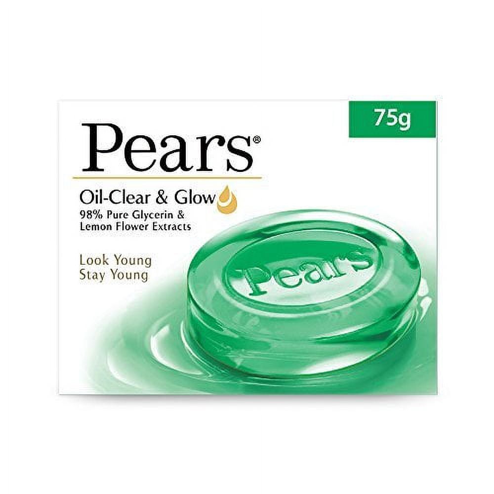 Pears OilClear And Glow Soap 75G (Pack Of 3)