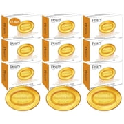 Pears Soap, Face & Body Soap, Amber   Pure & Gentle Transparent Bar Soap, Moisturizing Glycerin Soap with Natural Oils for Pampered, Glowing Skin, 4.4 Oz Pack of 12