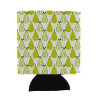 Pears on White Can or Bottle Hugger