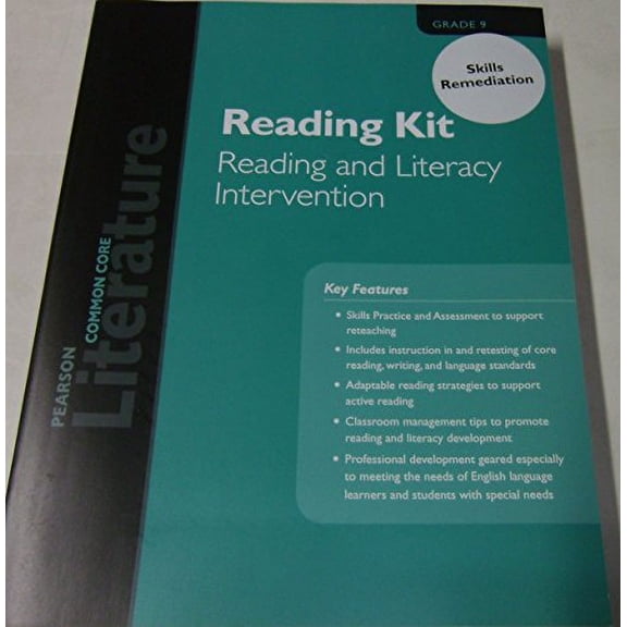 Pre-Owned Pearson Common Core Literature Grade 9 Reading Kit: Reading and Literacy Intervention 9780133272468 Used