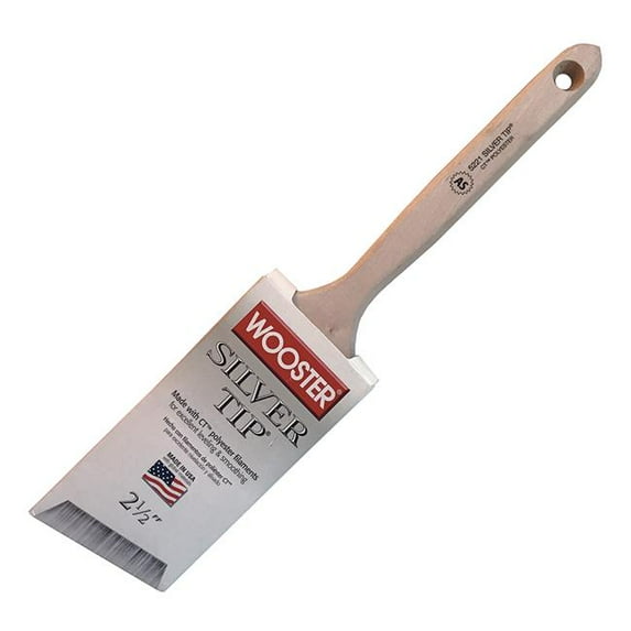 Pearson M5221 2.5 2.5 in. Wooster Silver Tip Angle Sash Paint Brush