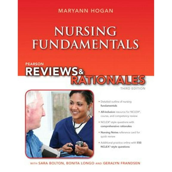 Pre-Owned Pearson Reviews & Rationales: Nursing Fundamentals with nursing Reviews & Rationales (Paperback) 0133083594 9780133083590
