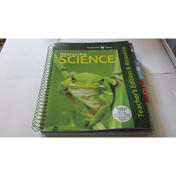 Pearson Texas Interactive Science Grade 3 Teacher's Edition & Resource