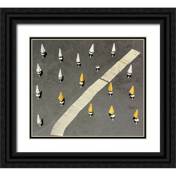 Pearson, Wayne 13x12 Black Ornate Wood Framed with Double Matting Museum Art Print Titled - One Tent Awol