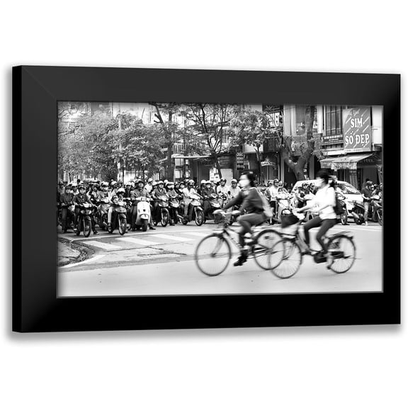 Pearson, Wayne 14x10 Black Modern Framed Museum Art Print Titled - Peddel Faster !
