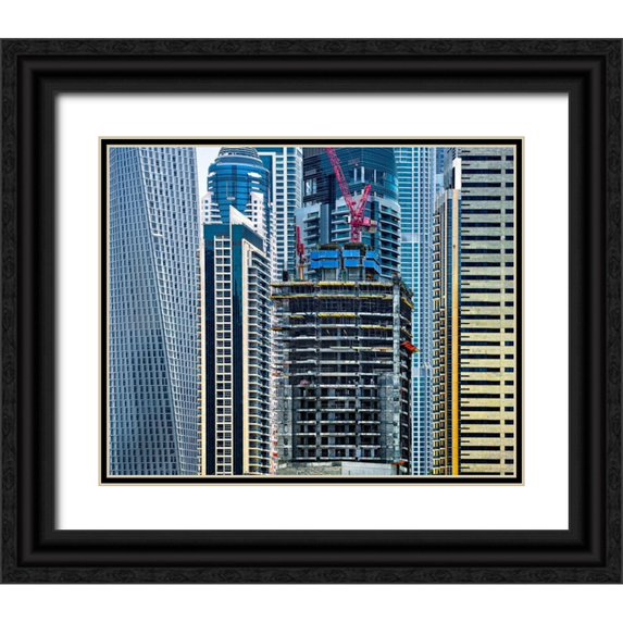 Pearson, Wayne 14x12 Black Ornate Wood Framed with Double Matting Museum Art Print Titled - Trying To Fit In