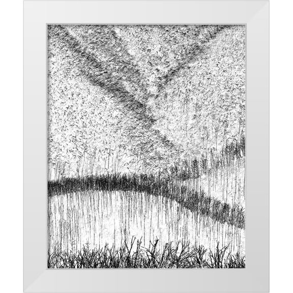 Pearson, Wayne 26x31 White Modern Wood Framed Museum Art Print Titled - Back From The Dead