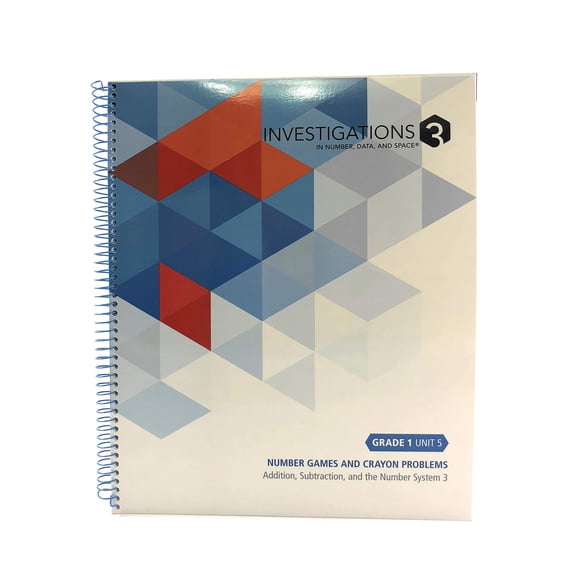 Pearson investigations 3 in Pearson number, data, and space - Grade 1/Unit 5 - number games and crayon problems - addition, subtraction, and the number system