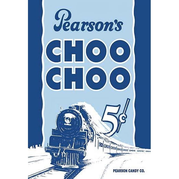 Pearson's Choo Choo-Fine Art Canvas Print (20" x 30")
