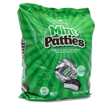 Pearson's Mint Patties | Made with Decadent Dark Chocolate and Real Peppermint | 48 Oz Bag | Individually Wrapped