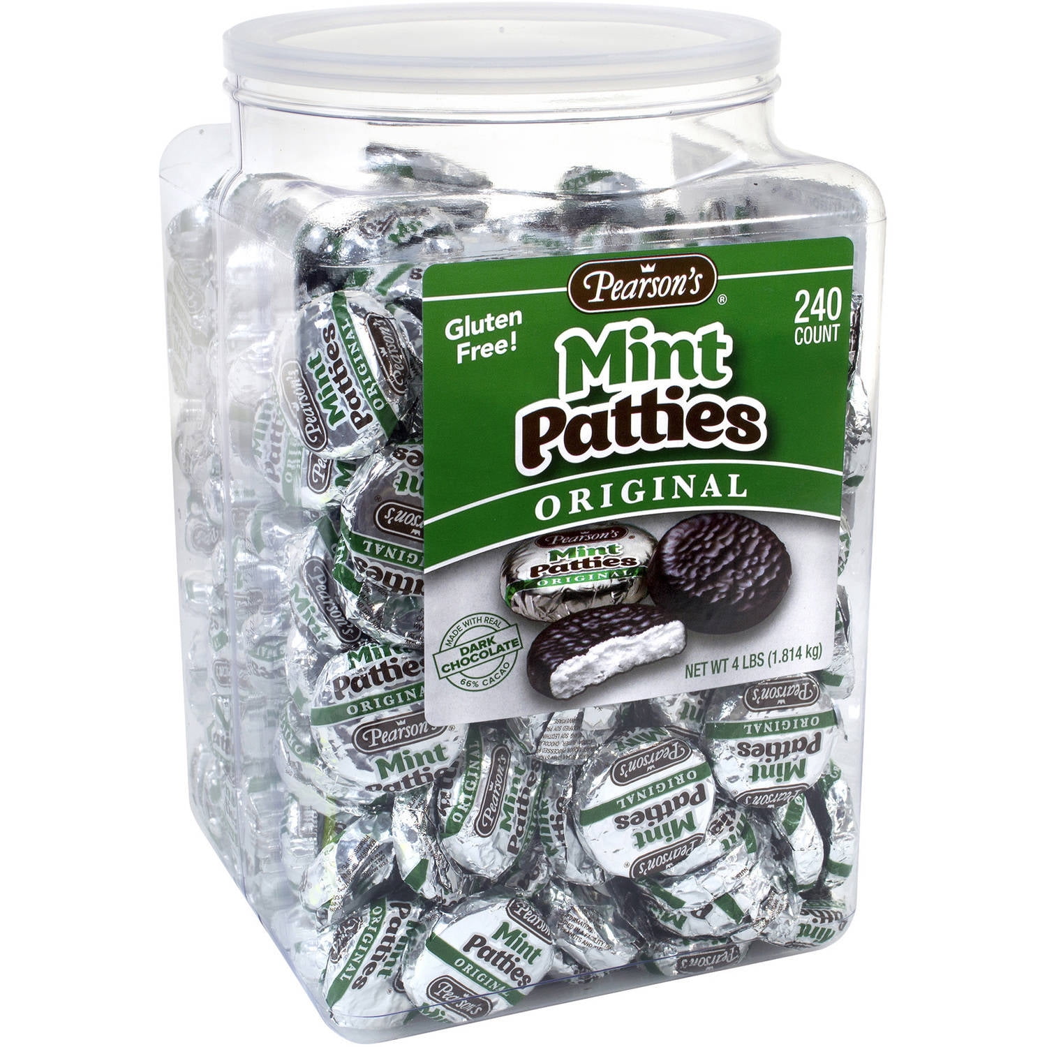 Pearson's Original Mint Patties, 240 count, 4 lbs - Walmart.com