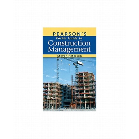 Pre-Owned Pearson's Pocket Guide to Construction Management, 9780132156103, 0132156105, Paperback, 1 edition